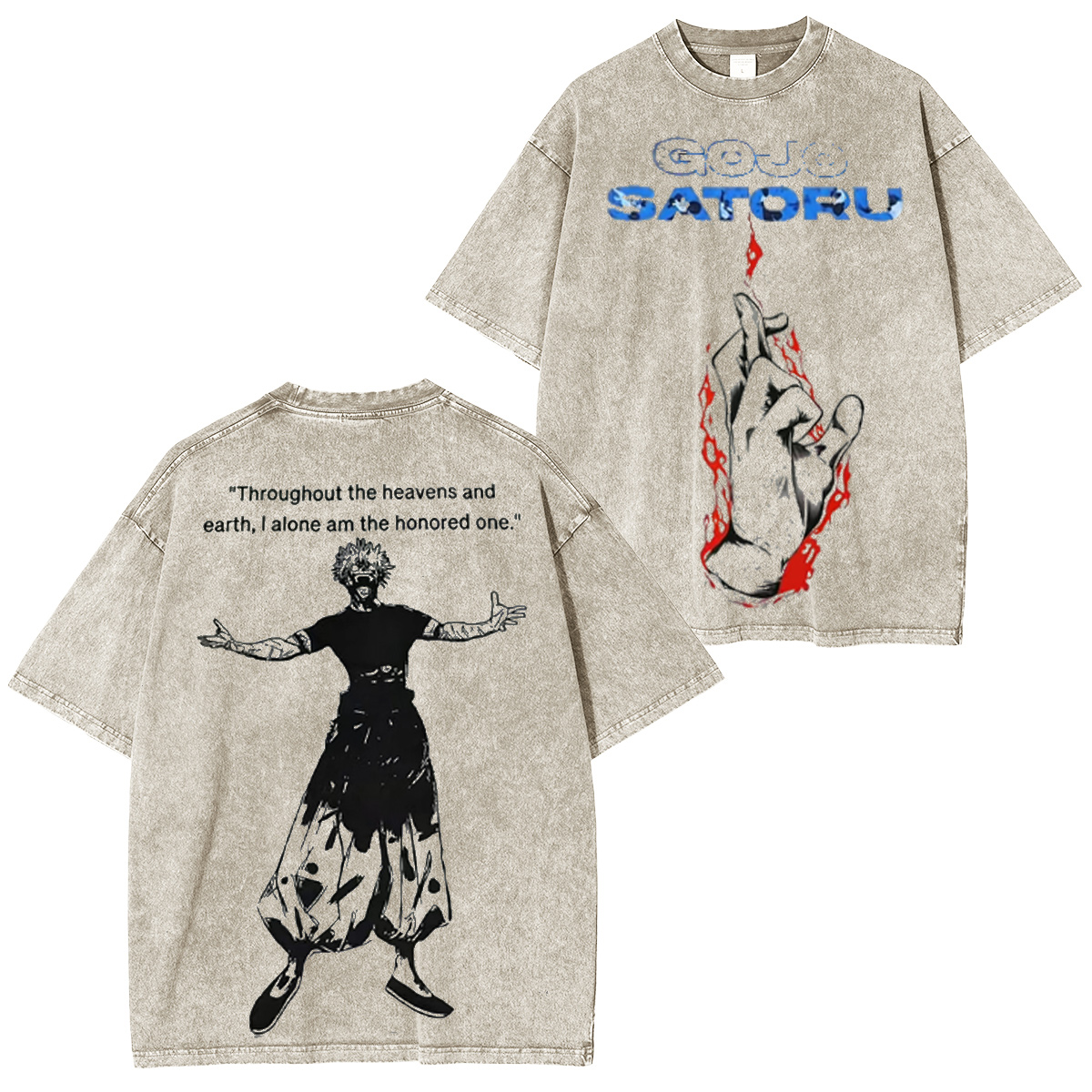 Satoru Gojo Jujutsu Kaisen Oversized T-shirt/Crewneck/Hoodie