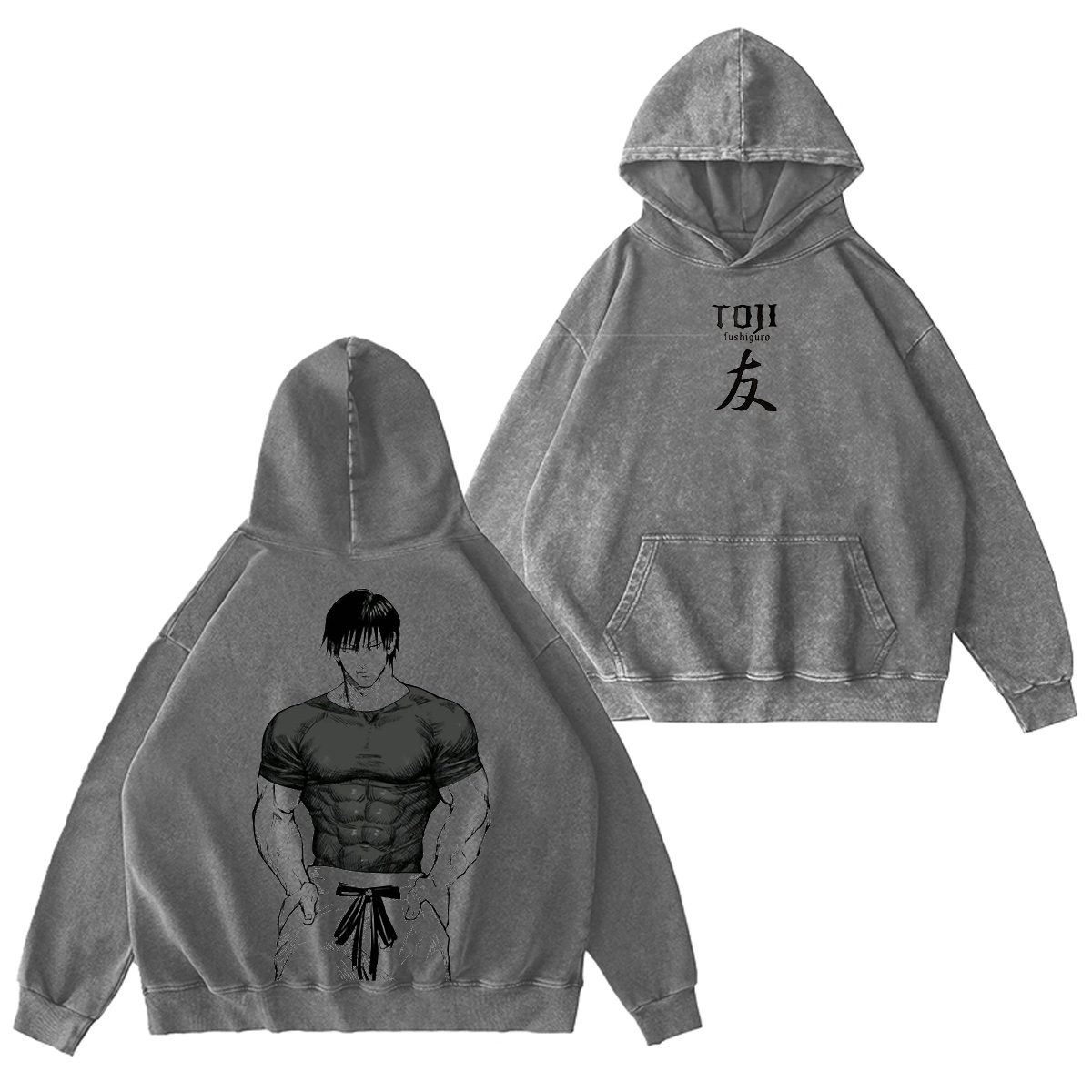 Toji Fushiguro Jujutsu Kaisen Washed T-shirt/Crewneck/Hoodie