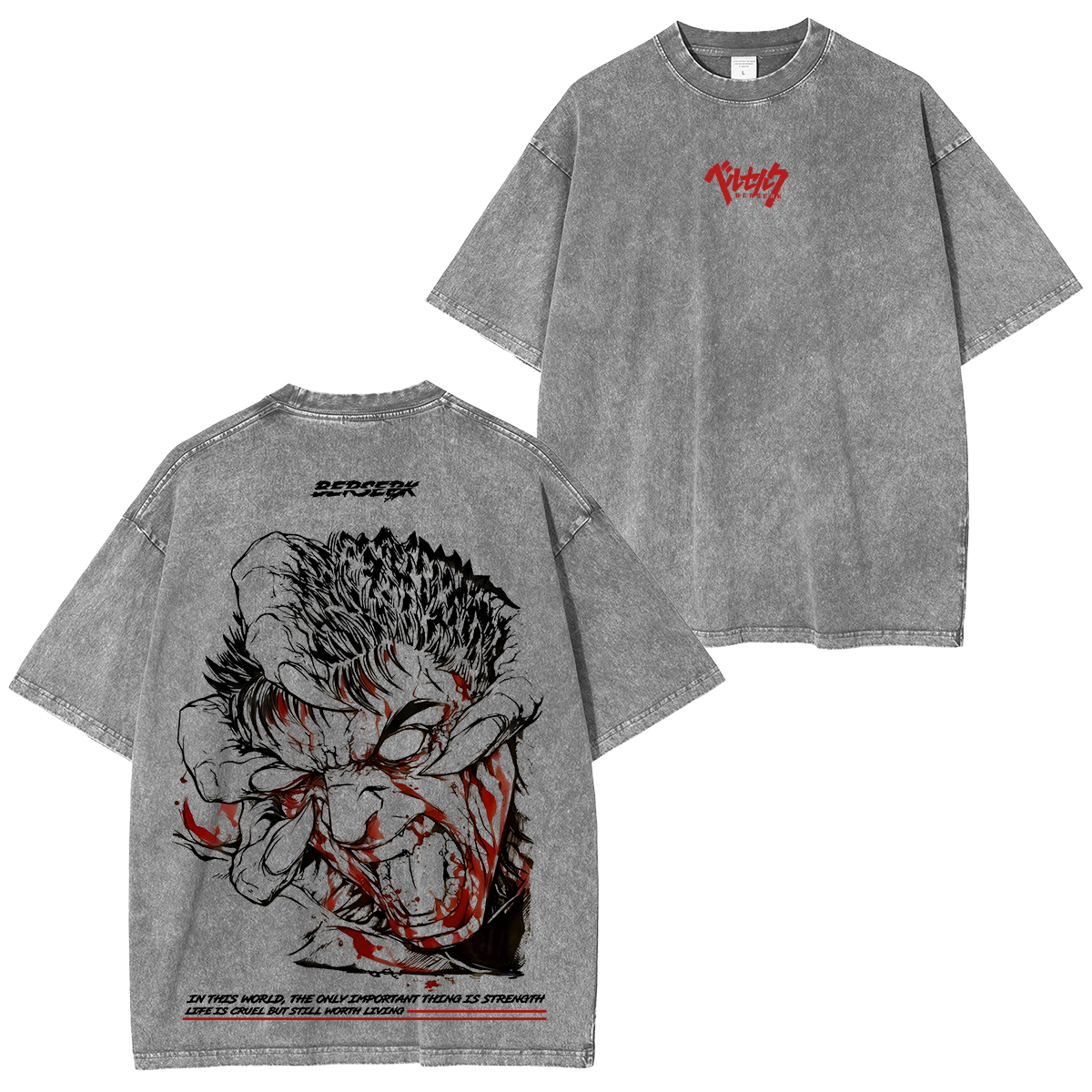 Berserk Washed T-shirt/Crewneck/Hoodie