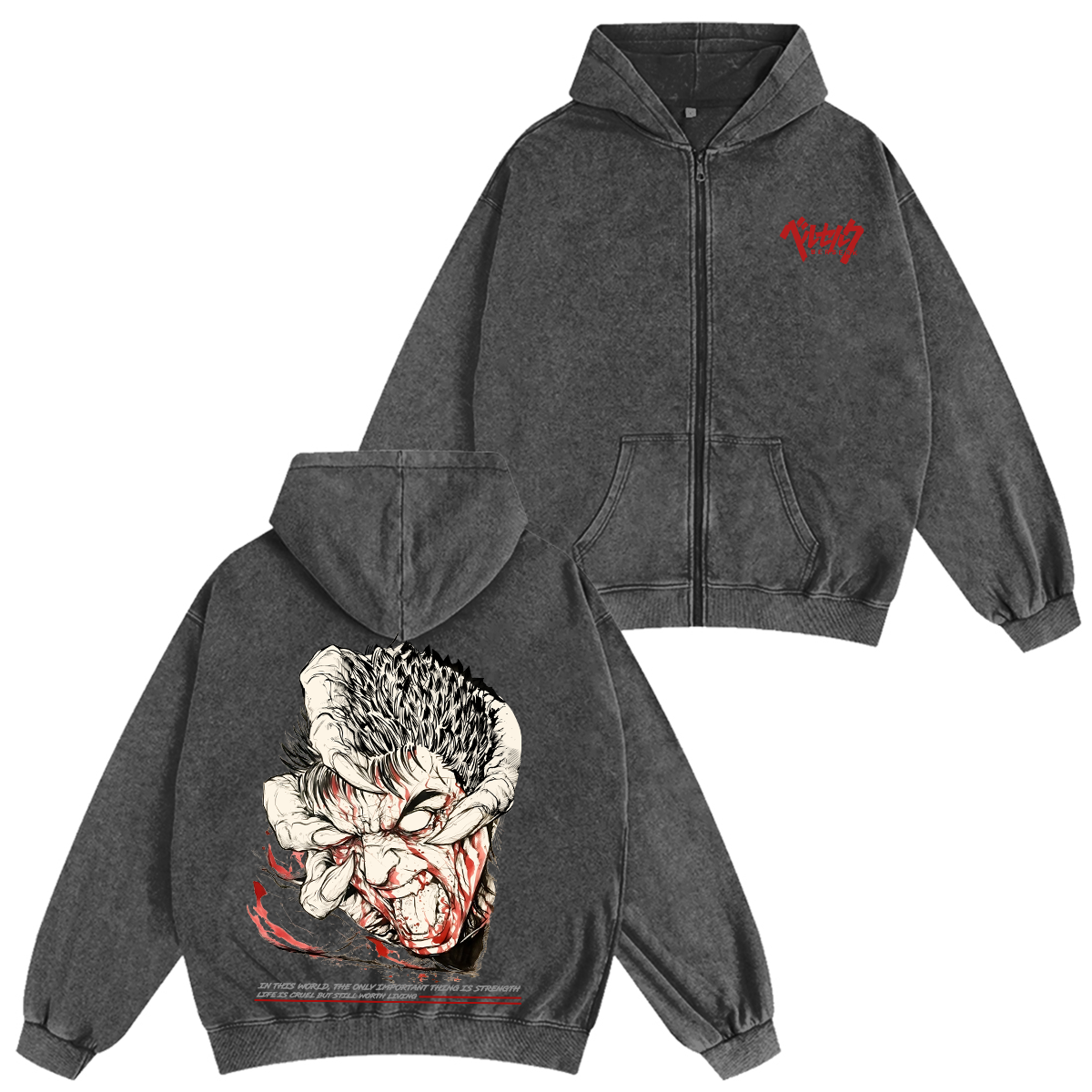 Berserk Washed T-shirt/Crewneck/Hoodie