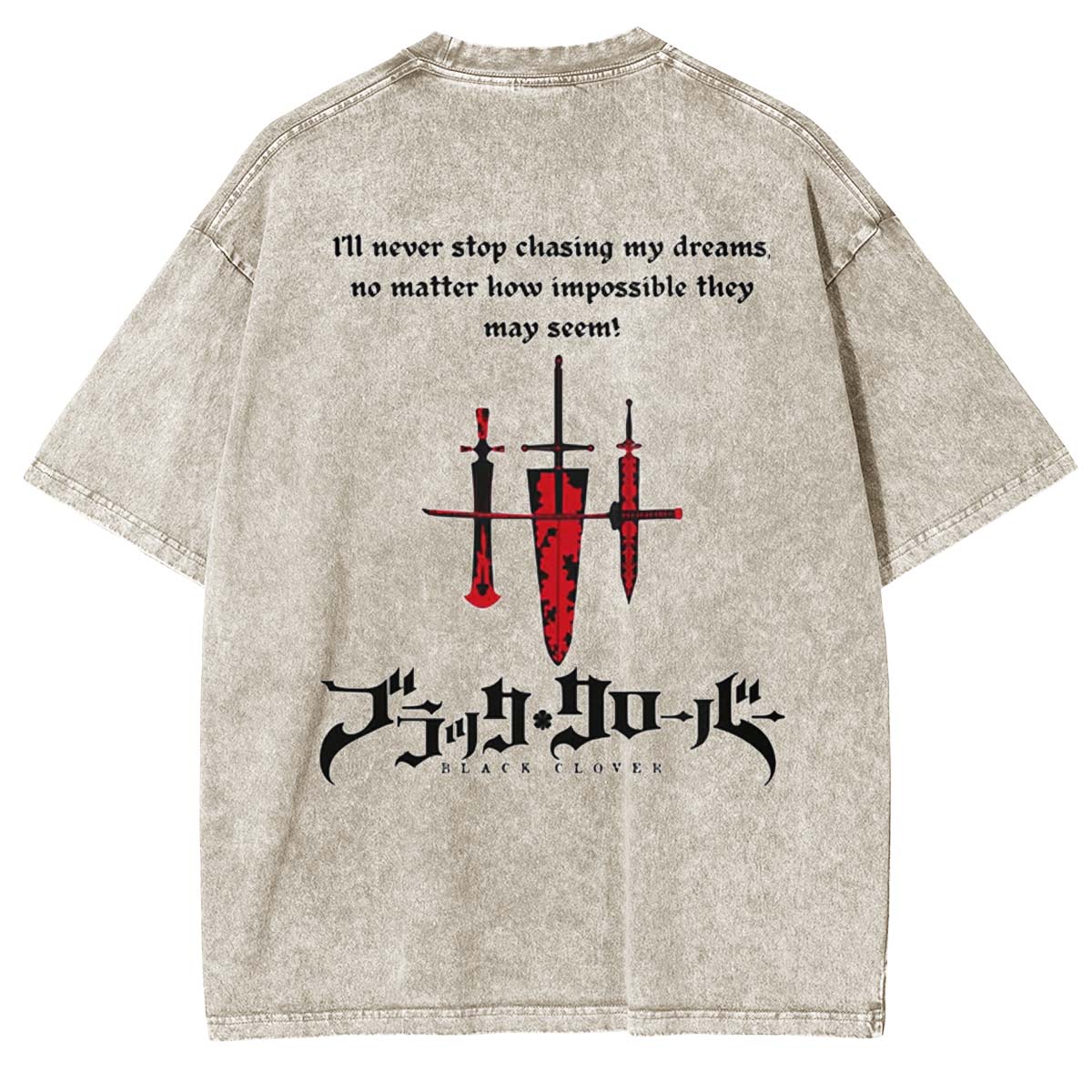 Black Clover Black Bulls Asta Black Clover T-shirt