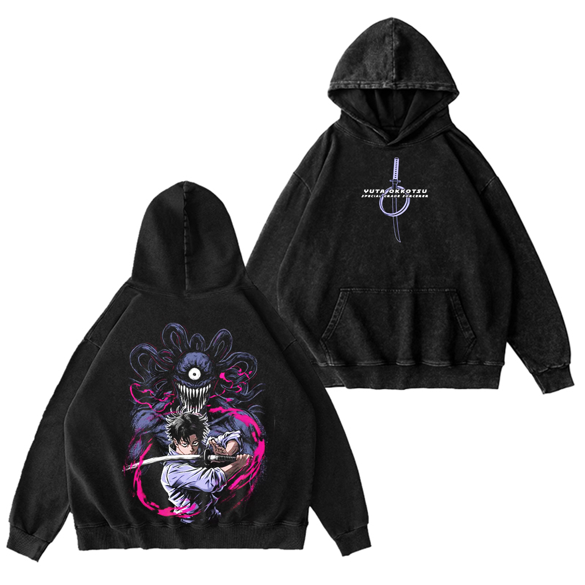 Yuta Okkotsu Jujutsu Kaisen Vintage Washed T-shirt/Crewneck/Hoodie