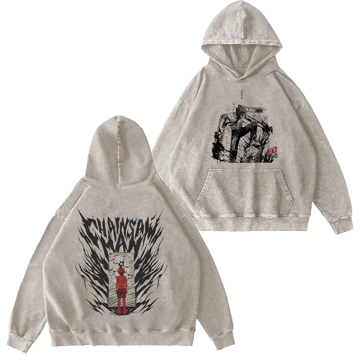 Chainsaw Man Washed T-shirt/Crewneck/Hoodie