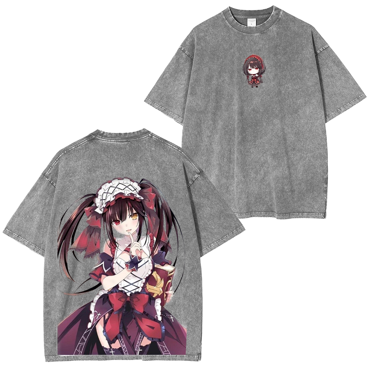 Date A Live Anime Vintage Washed T-shirt/Crewneck/Hoodie