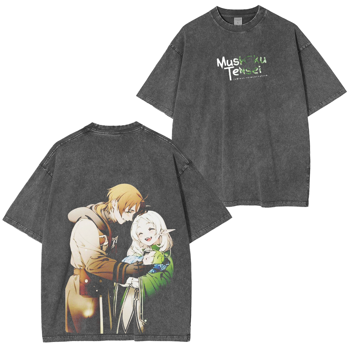 Mushoku Tensei: Jobless Reincarnation Washed T-shirt/Crewneck/Hoodie