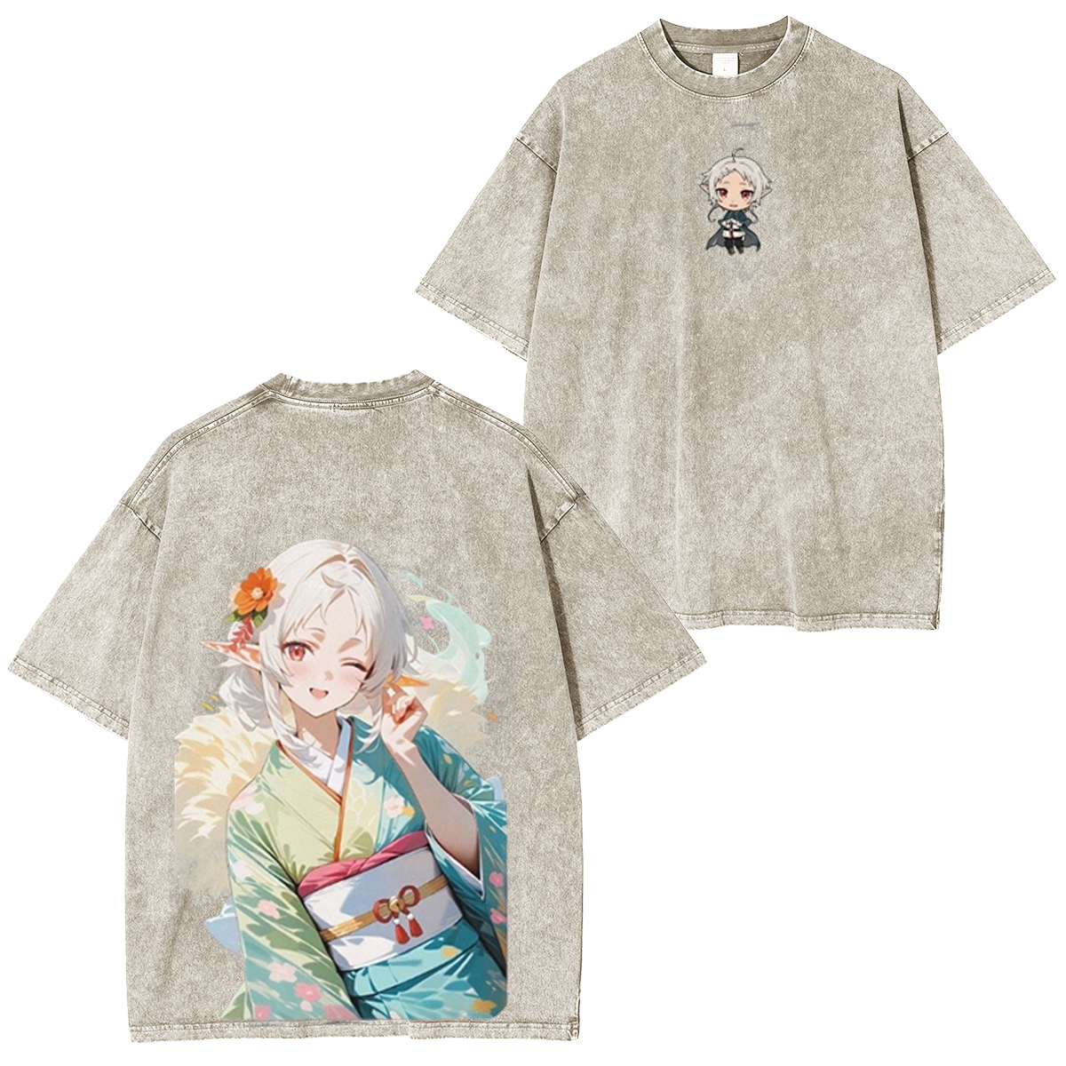 Mushoku Tensei: Jobless Reincarnation Anime Vintage Washed T-shirt/Crewneck/Hoodie