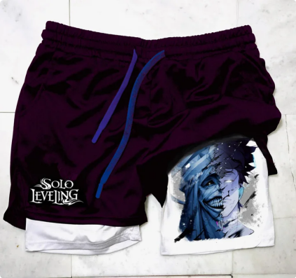 Solo Leveling "Anime" Gym Shorts