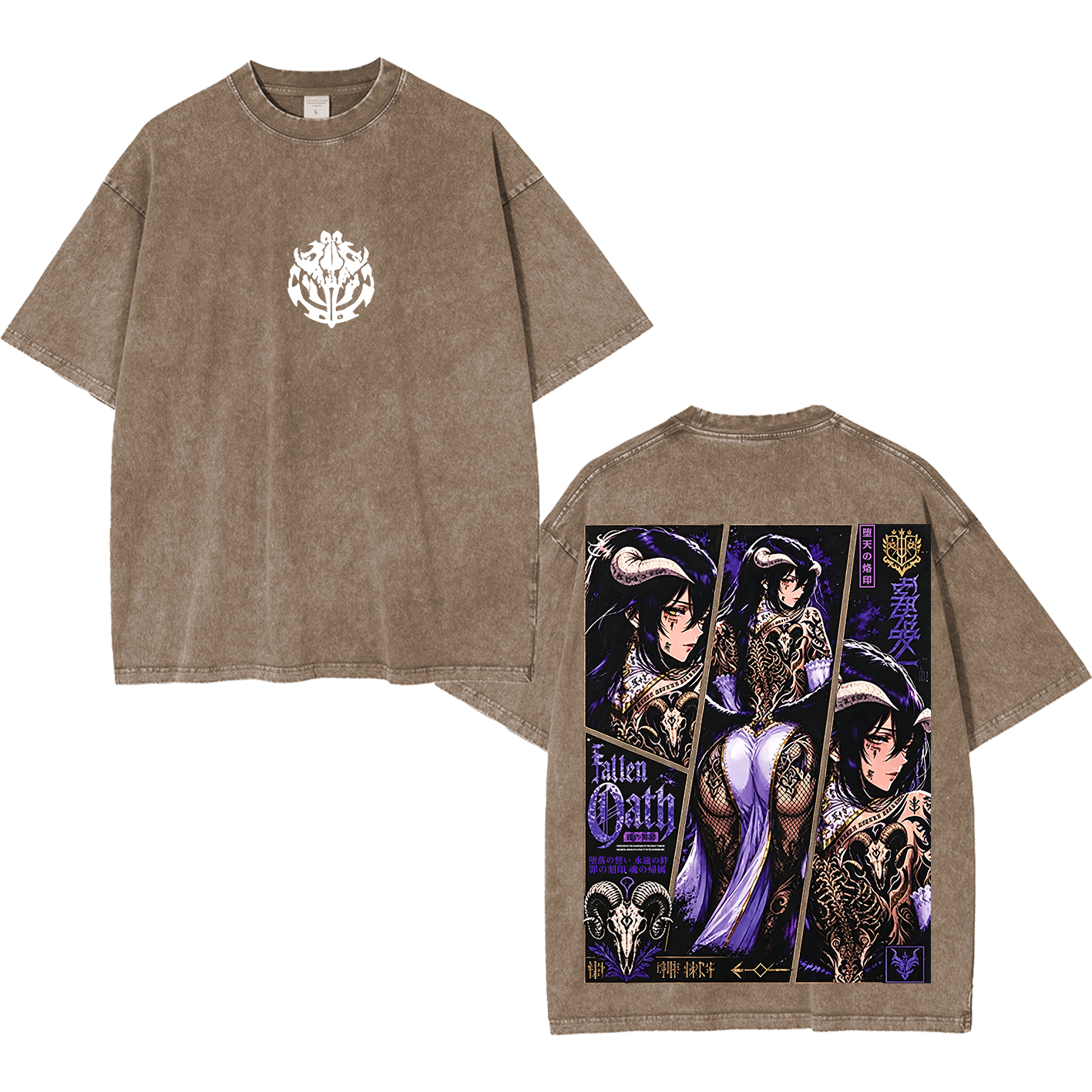 Overlord Albedo Unisex Washed T-shirt/Crewneck/Hoodie