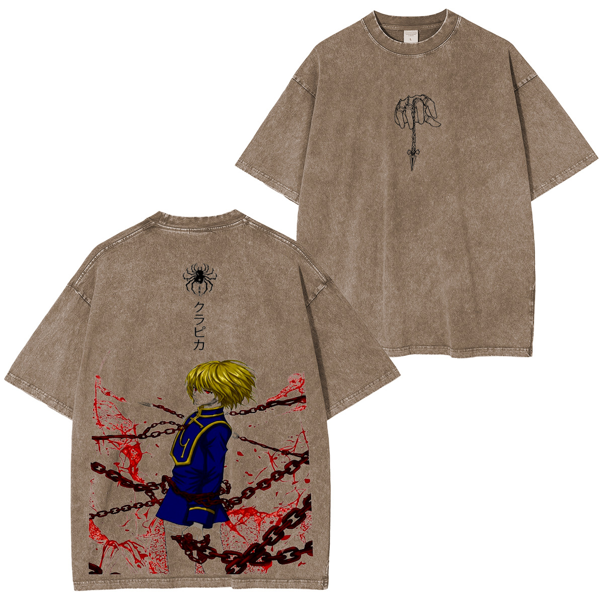 Hunter × Hunter. Kurapika Vintage washed T-shirt/Crewneck/Hoodie