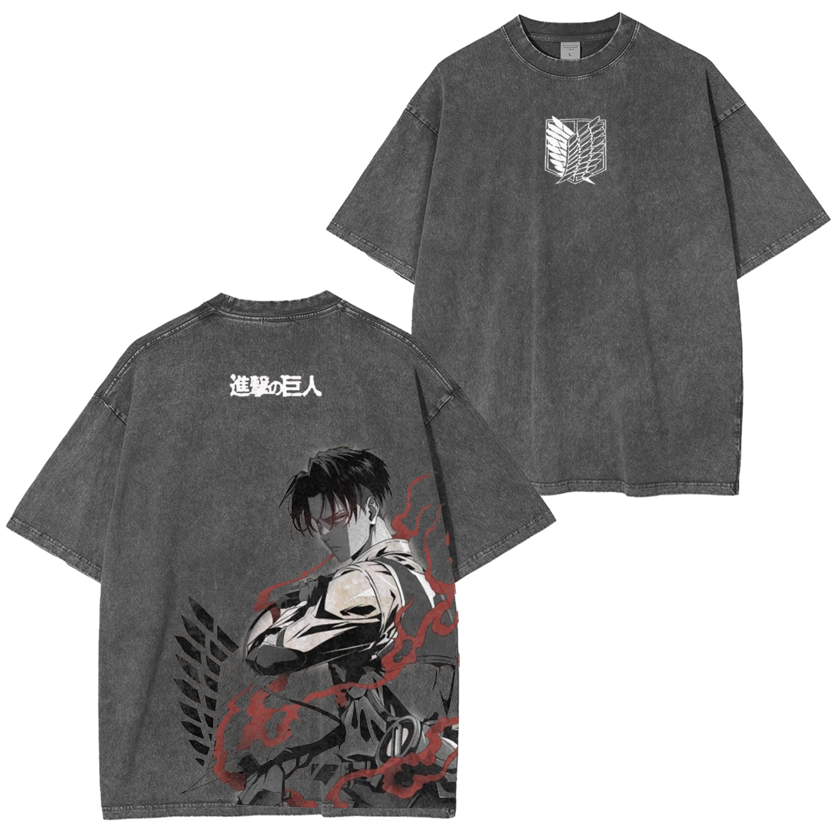 Levi Ackerman Vintage Washed Unisex T-Shirt