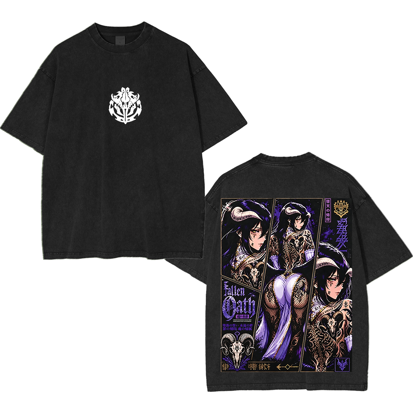 Overlord Albedo Unisex Washed T-shirt/Crewneck/Hoodie
