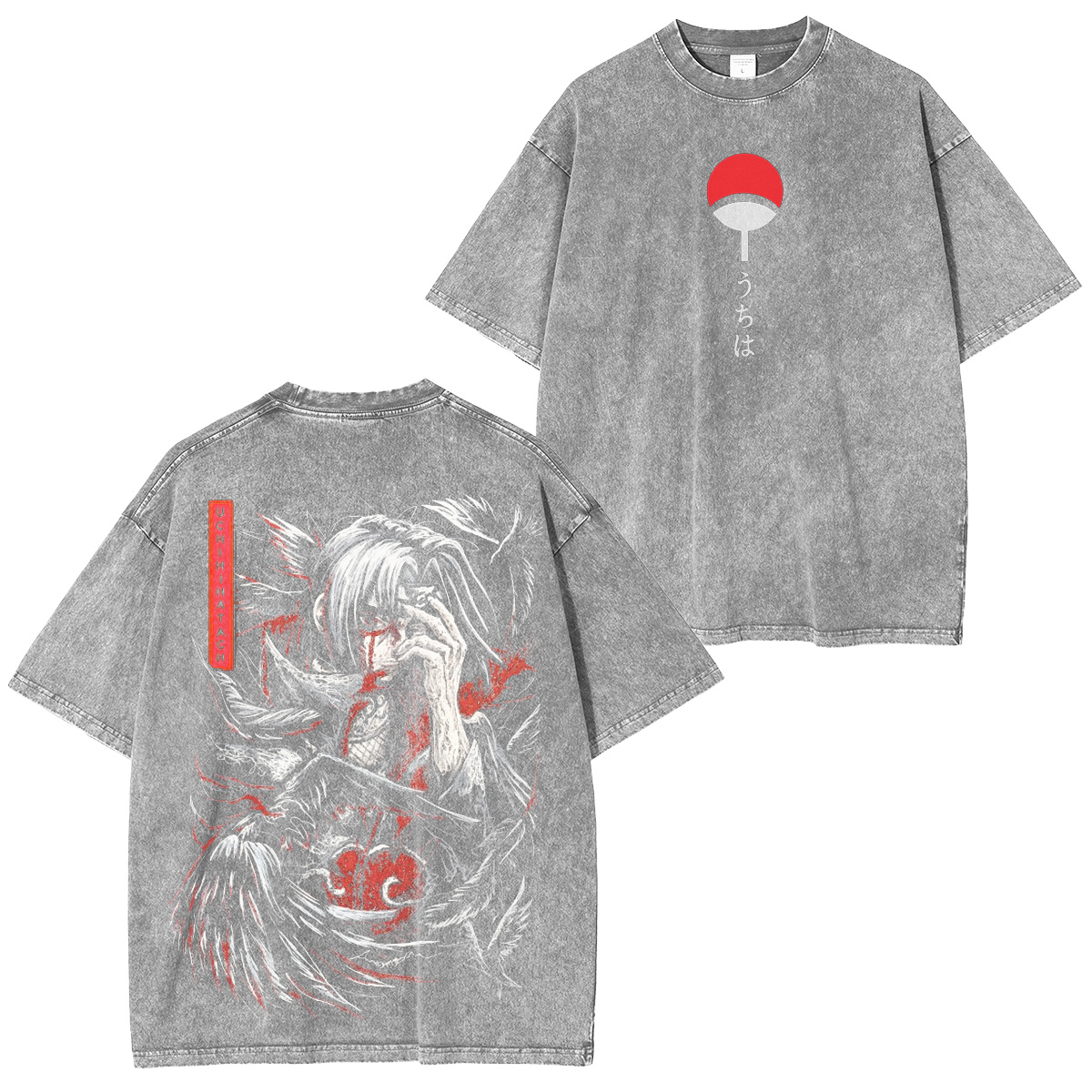 itachi Narutodrip Vintage Washed T-Shirt