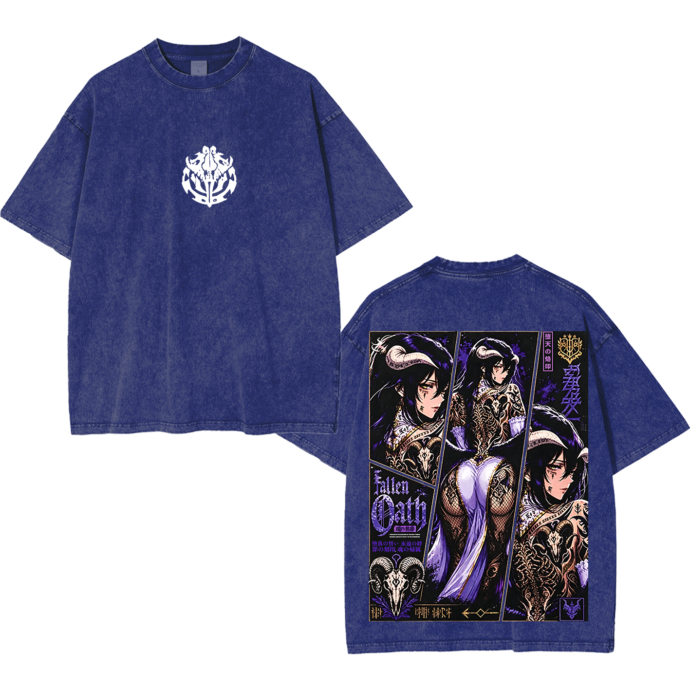 Overlord Albedo Unisex Washed T-shirt/Crewneck/Hoodie