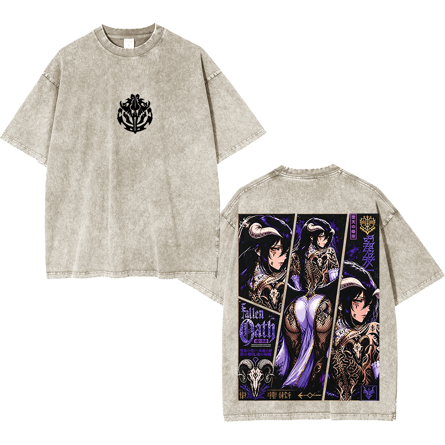 Overlord Albedo Unisex Washed T-shirt/Crewneck/Hoodie