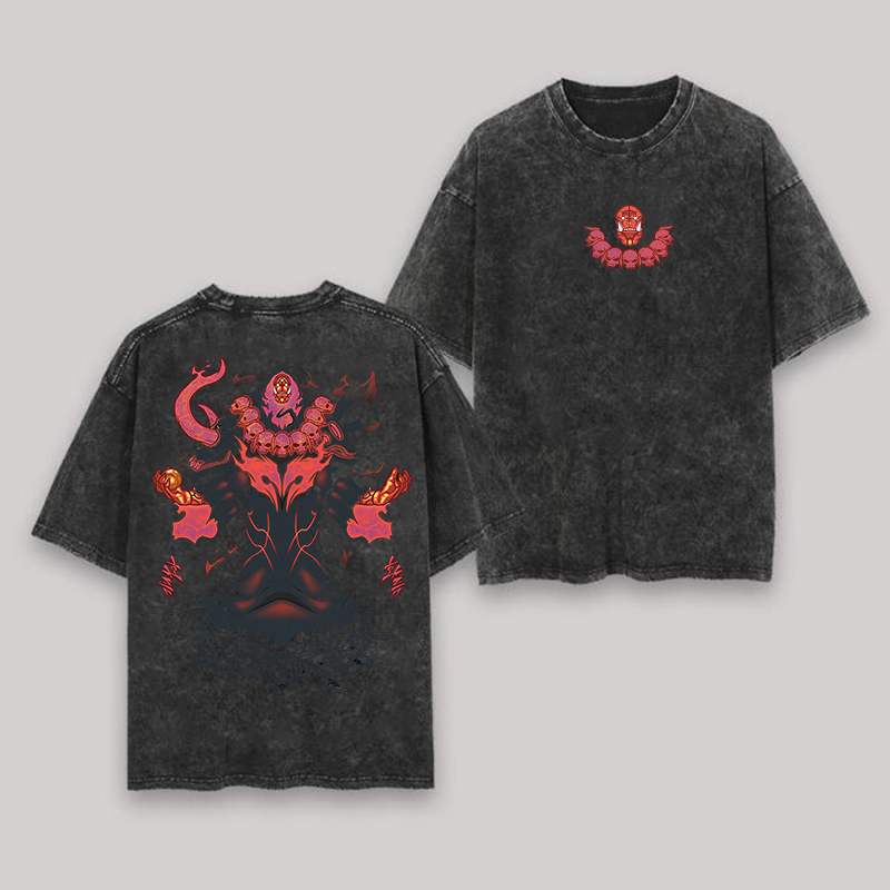 Solo Leveling Printed Unisex Washed T-Shirt