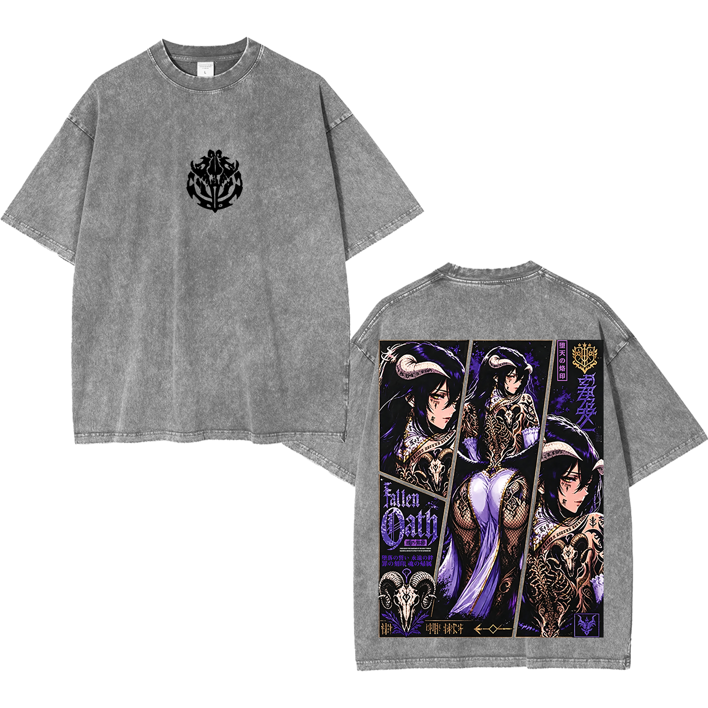 Overlord Albedo Unisex Washed T-shirt/Crewneck/Hoodie