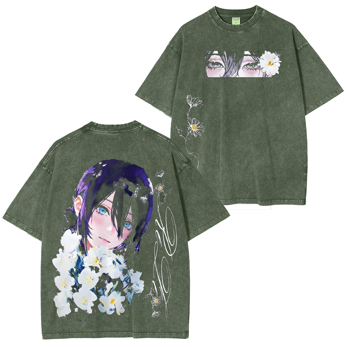 Chainsaw Man Reze Vintage Washed T-shirt/Crewneck/Hoodie
