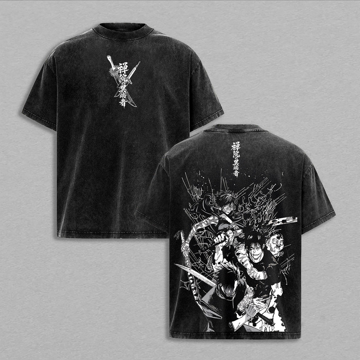 Jujutsu Kaisen Maki Toji washed T-shirt/Crewneck/Hoodie