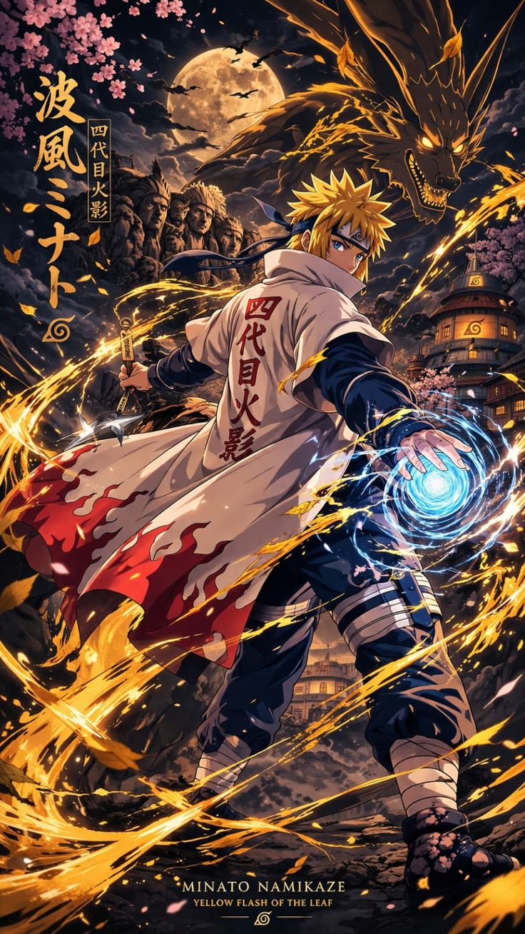 Minato Naruto Unisex  Washed T-Shirt