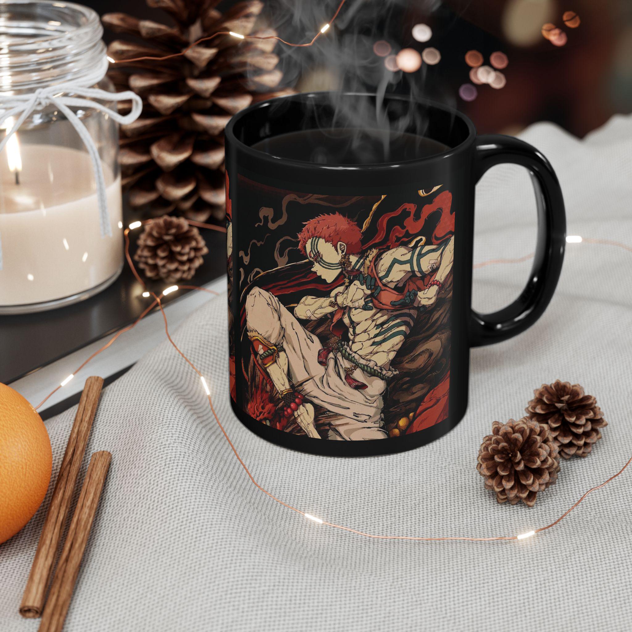emon Slayer Akaza Coffee Cup Mug