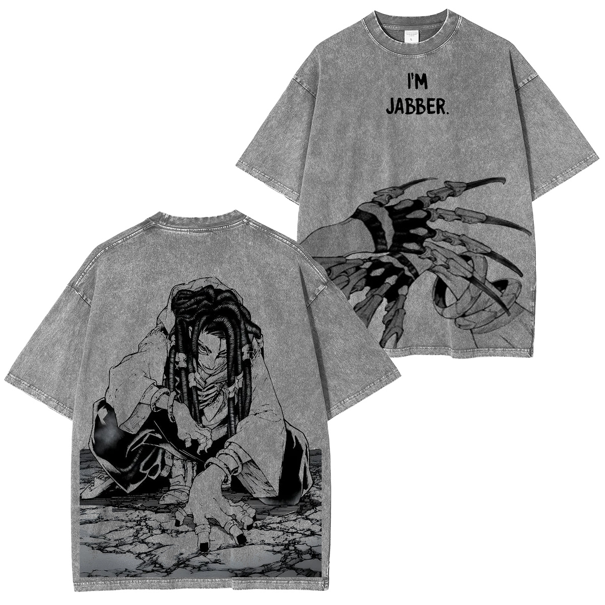 Jabber Wonger from Gachiakuta Vintage washed T-shirt/Crewneck/Hoodie