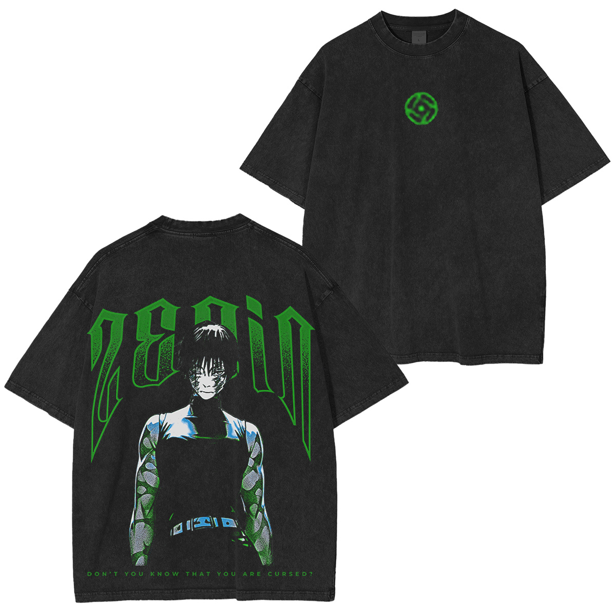 MAKI ТЕНИСКА - JUJUTSU KAISEN Vintage washed T-shirt/Crewneck/Hoodie