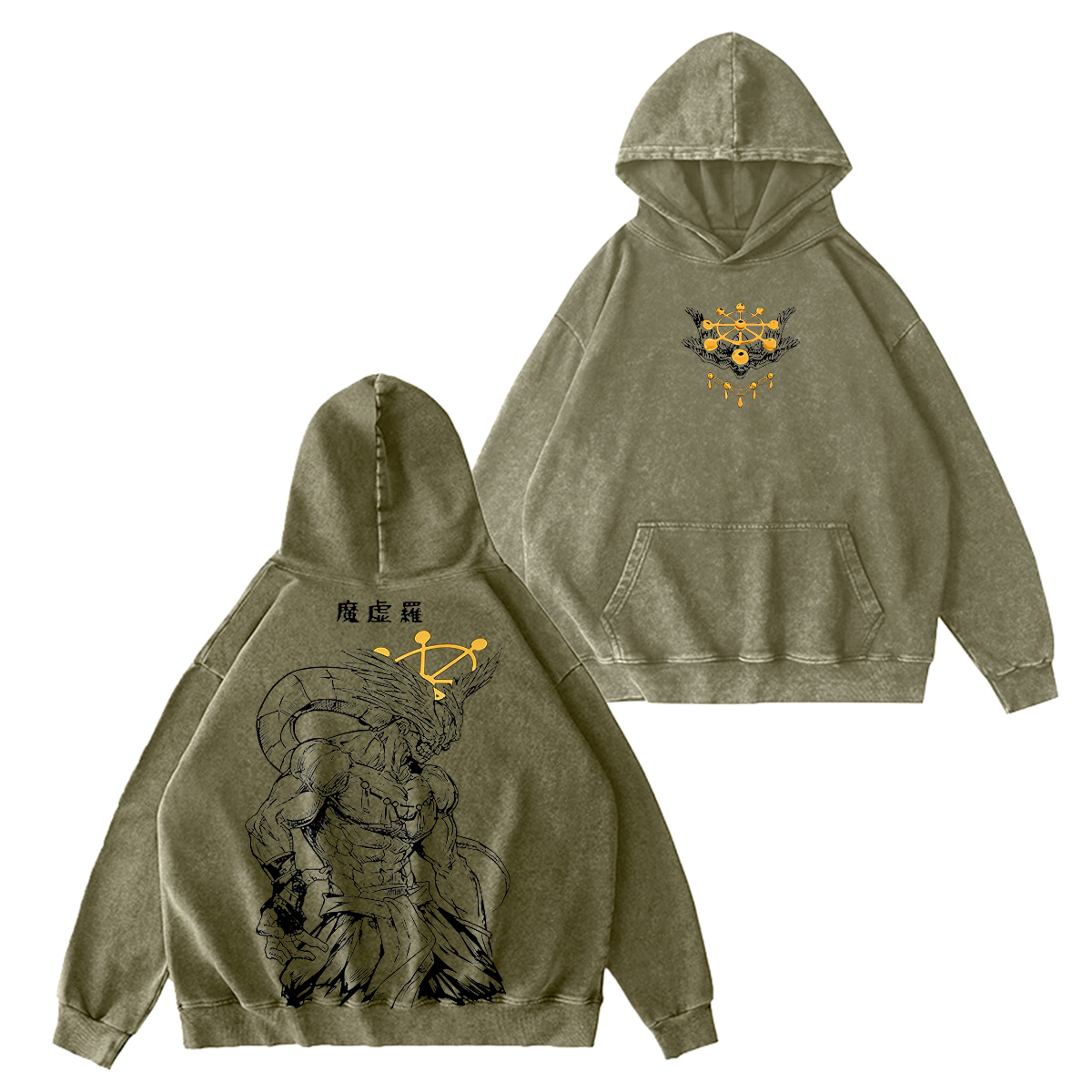 Jujutsu Kaisen :Mahoraga Vintage washed T-shirt/Crewneck/Hoodie