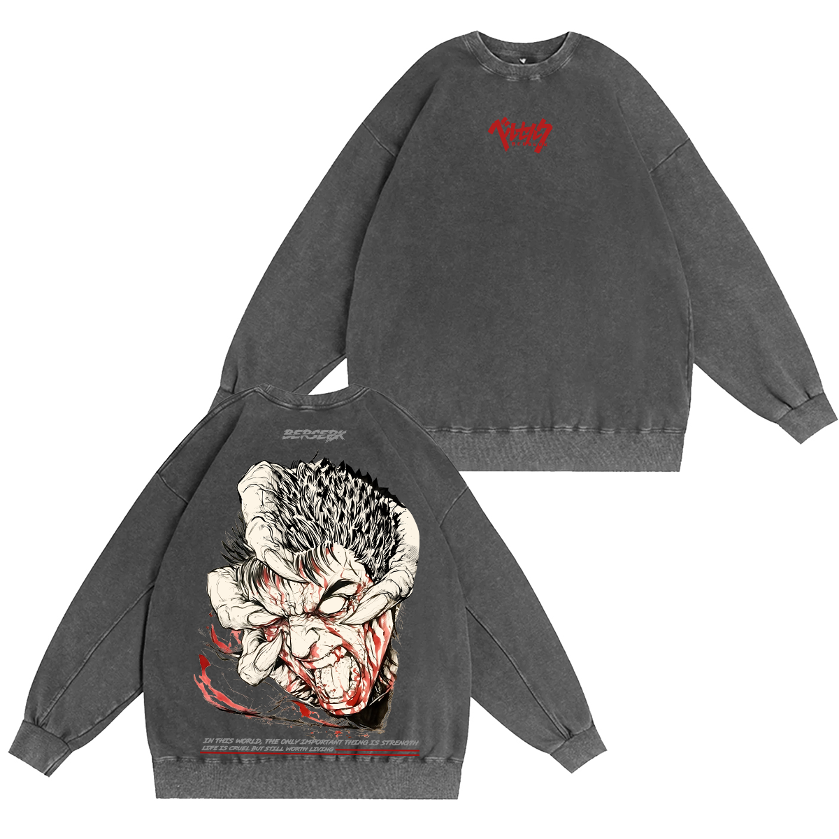 Berserk Washed T-shirt/Crewneck/Hoodie