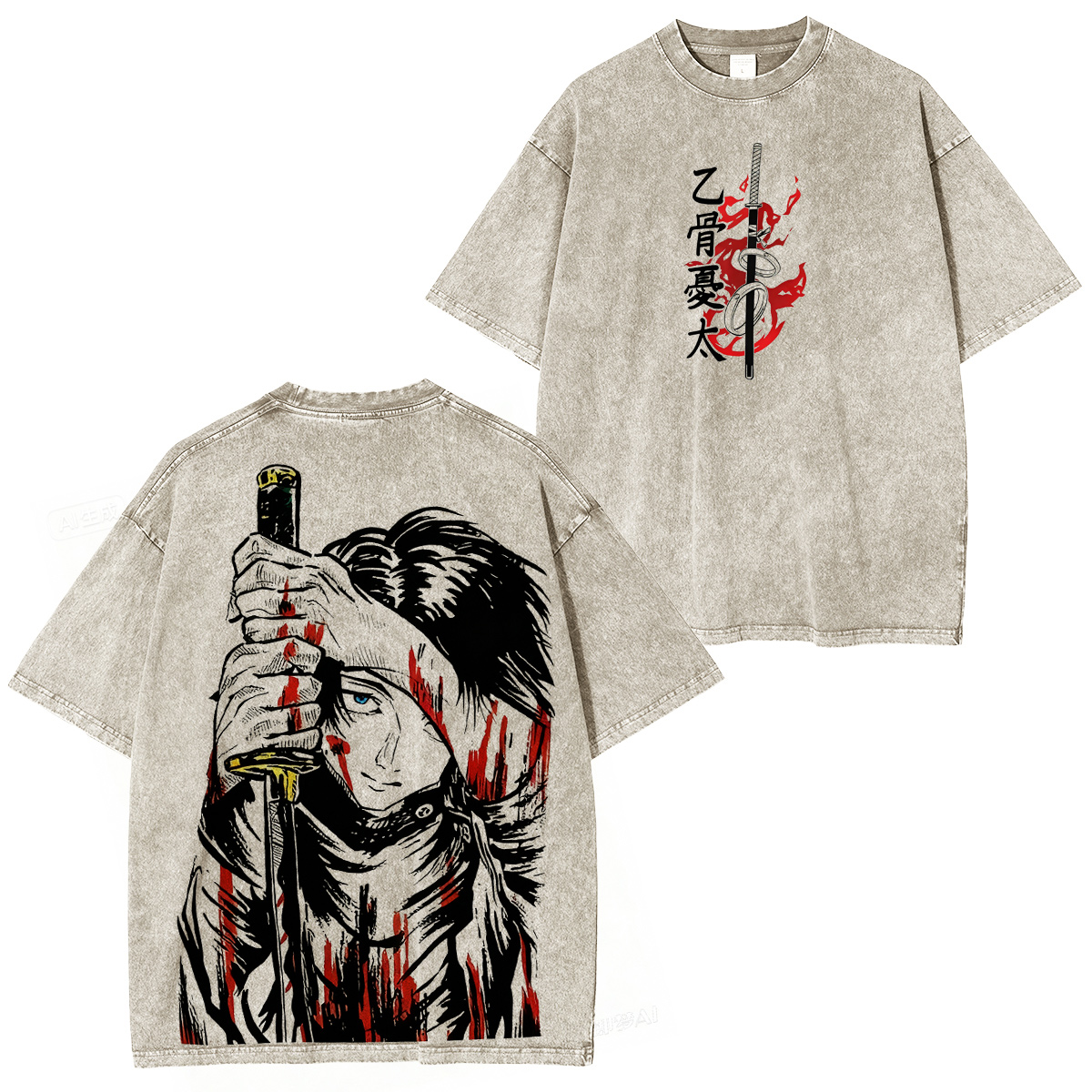 Jujutsu Kaisen :Yuta Okkotsu Vintage washed T-shirt/Crewneck/Hoodie