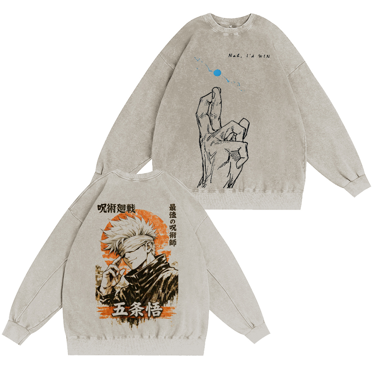 Jujutsu Kaisen Washed T-shirt/Crewneck/Hoodie