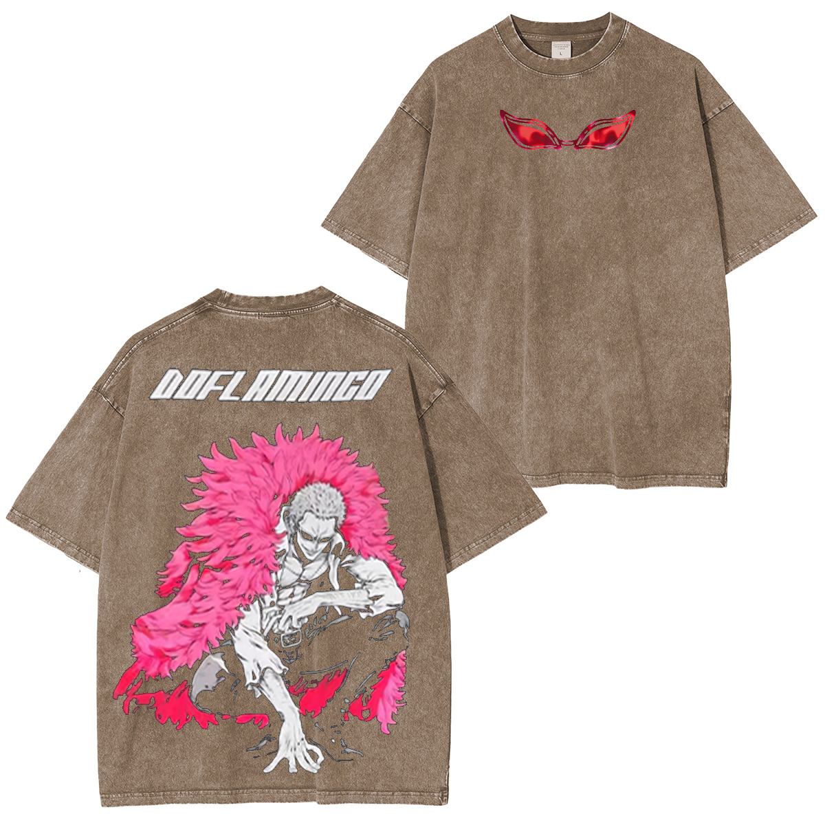 Donquixote Doflamingo One Piece Washed T-shirt/Crewneck/Hoodie