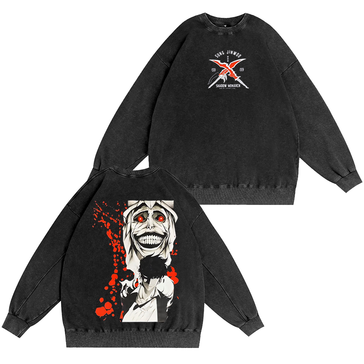 Solo Leveling Washed T-shirt/Crewneck/Hoodie