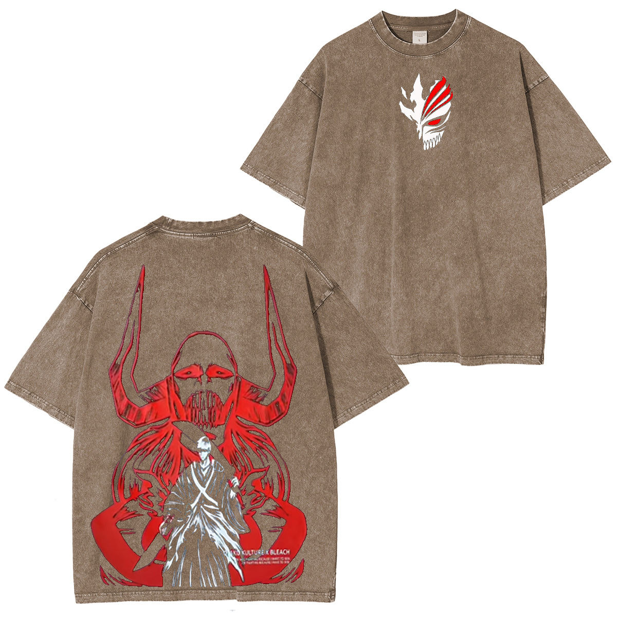 Ichigo Kurosaki Hollow Mark Bleach Washed T-shirt/Crewneck/Hoodie
