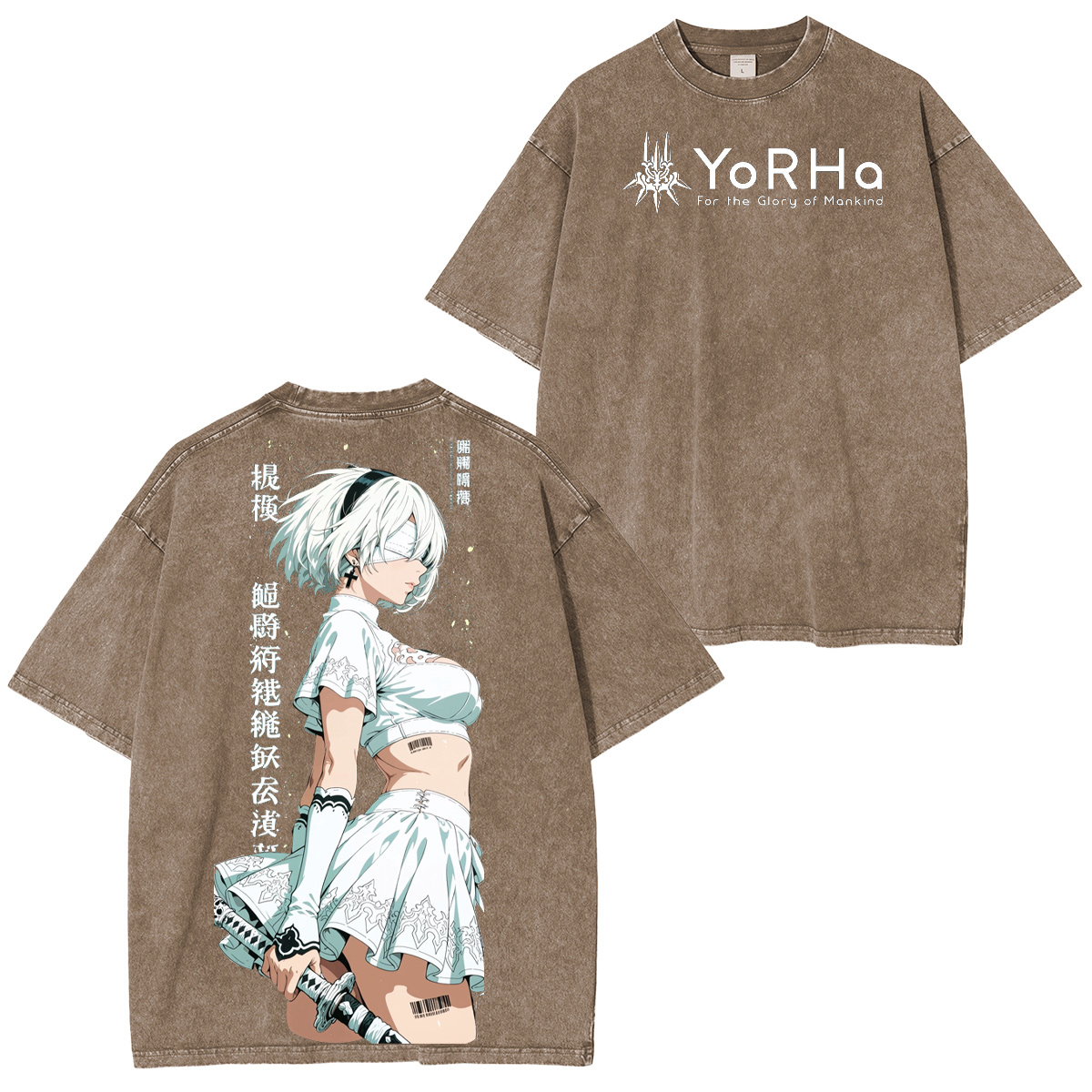 NieR: Automata Washed T-shirt/Crewneck/Hoodie