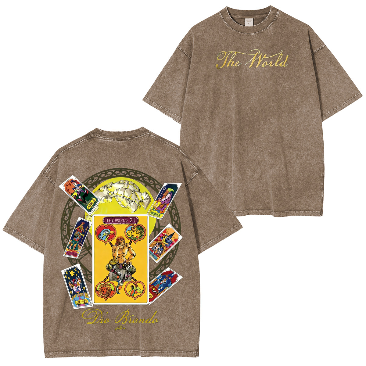 JoJo"s Bizarre Adventure Washed T-shirt/Crewneck/Hoodie