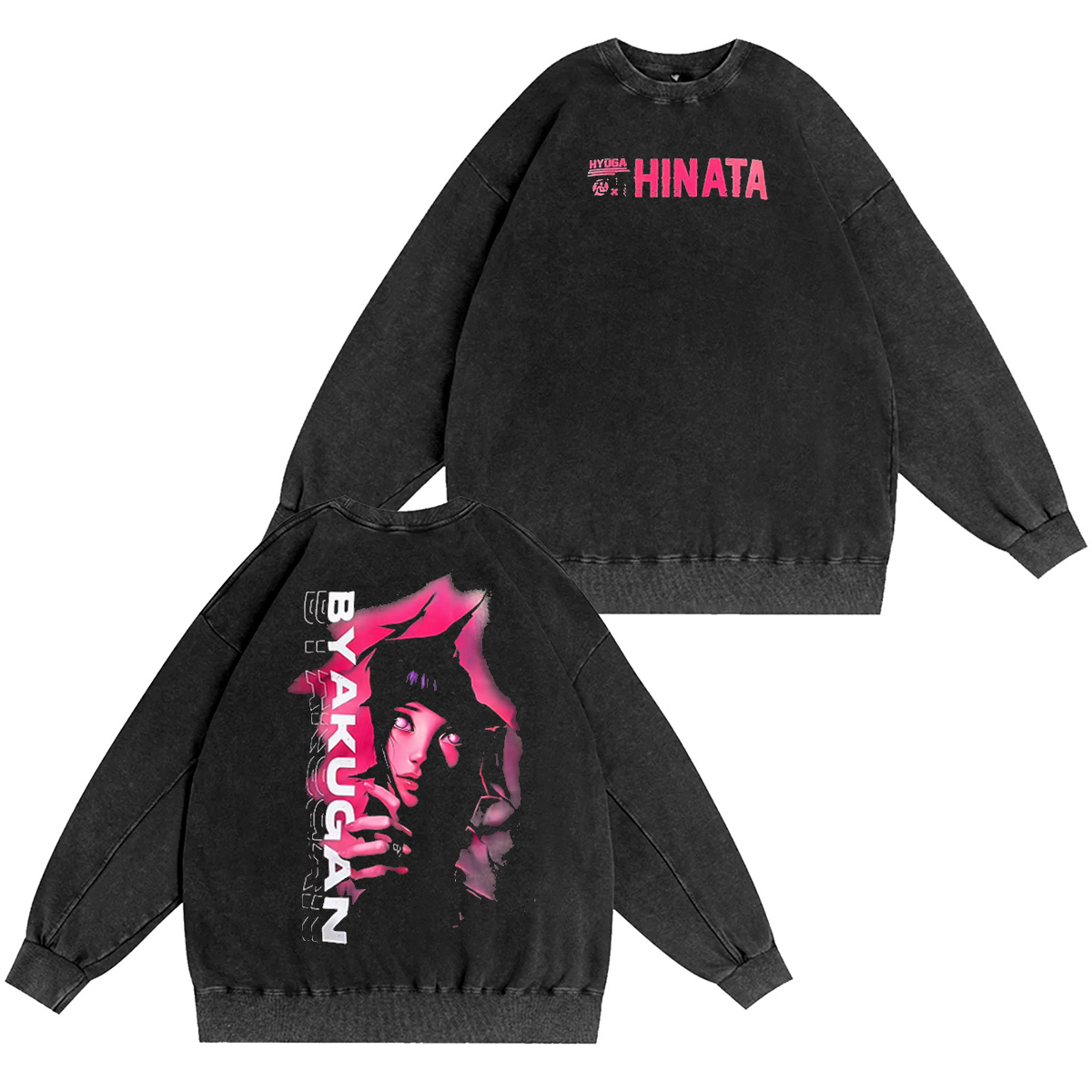 Hinata Hyuga Naruto Washed T-shirt/Crewneck/Hoodie