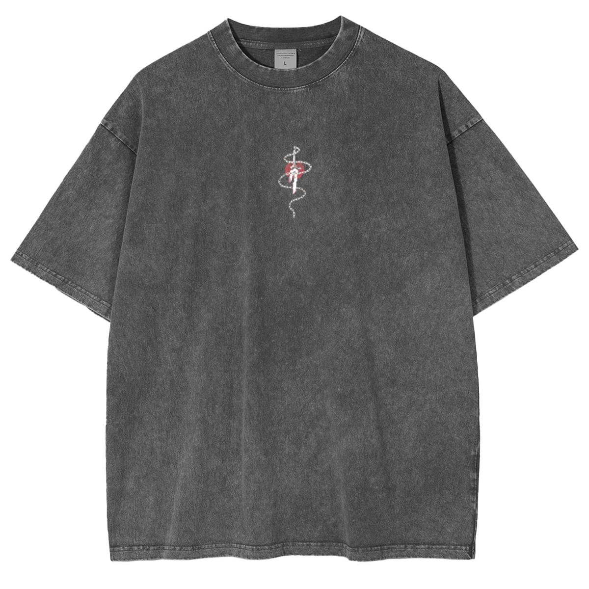 The Sorcerer Killer "Toji Fushiguro" Jujutsu Kaisen Anime Manga Acid Washed Lightweight Oversized Heavyweight Cotton T-Shirts