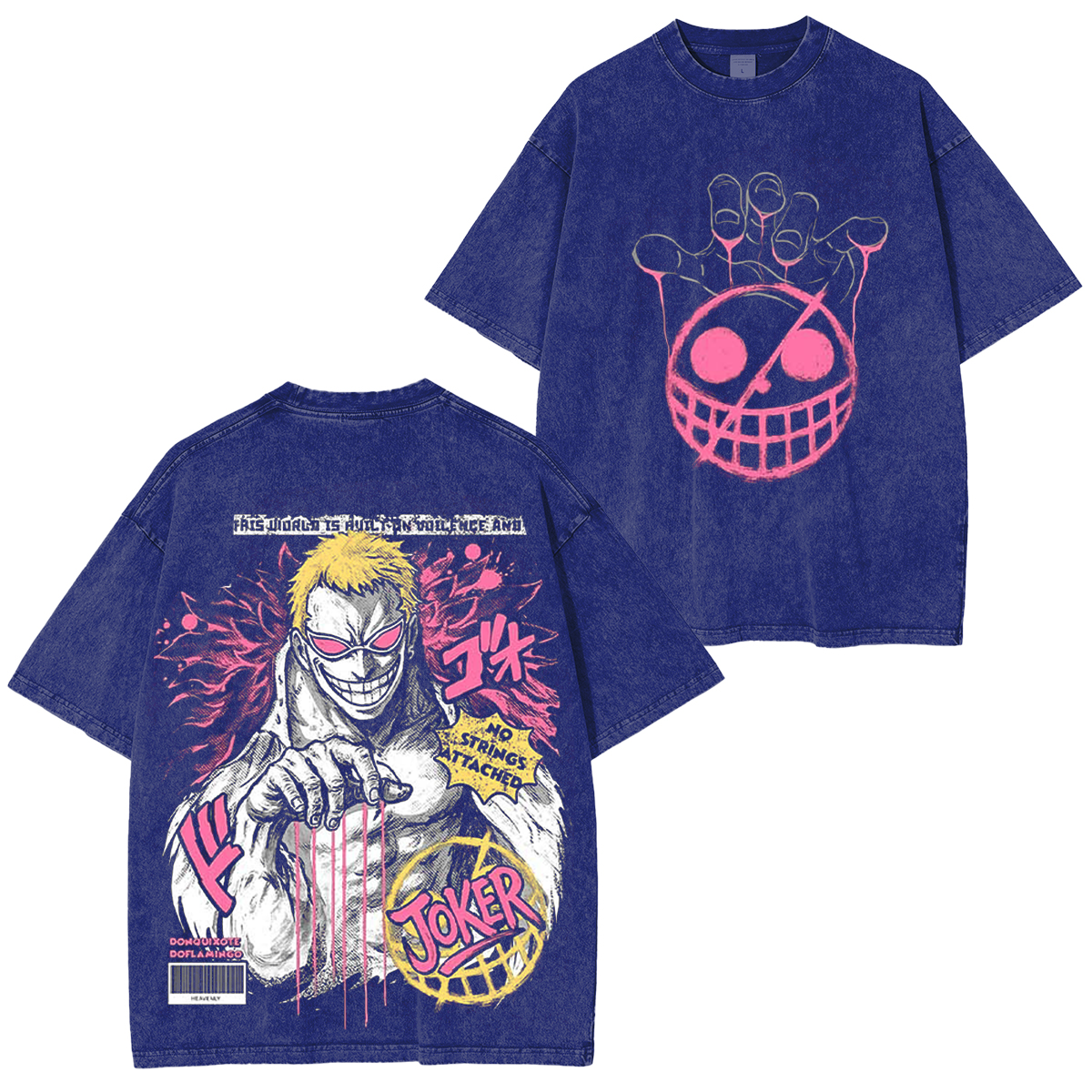 One Piece Anime Washed T-shirt/Crewneck/Hoodie