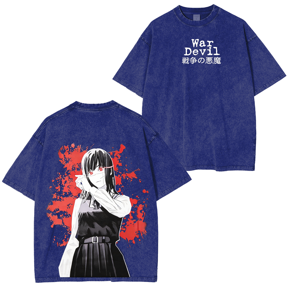 Chainsaw Man Anime Washed T-shirt/Crewneck/Hoodie