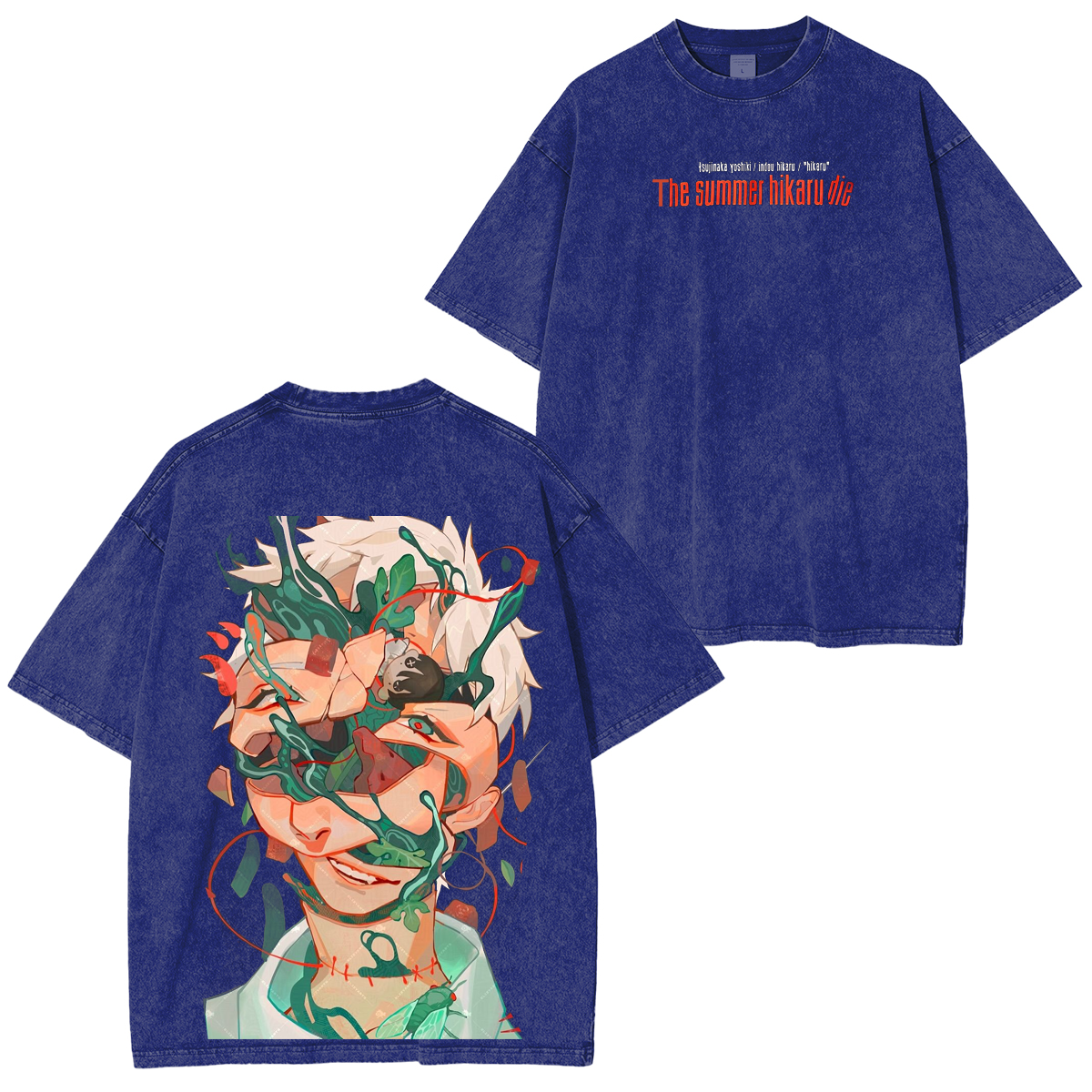 the summer hikaru die Anime Washed T-shirt/Crewneck/Hoodie