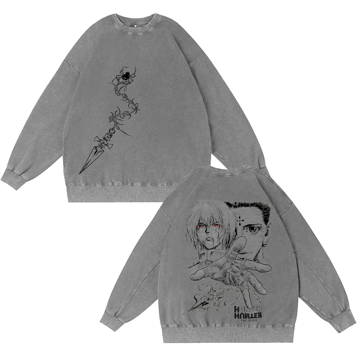 Hunter X Hunter Anime Washed T-shirt/Crewneck/Hoodie