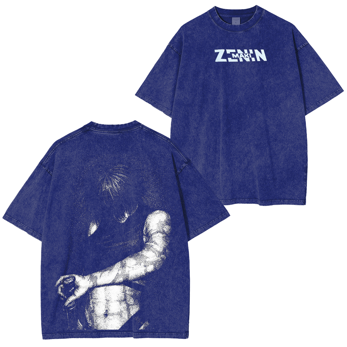 Maki Zenin Jujutsu Kaisen Anime Washed T-shirt/Crewneck/Hoodie