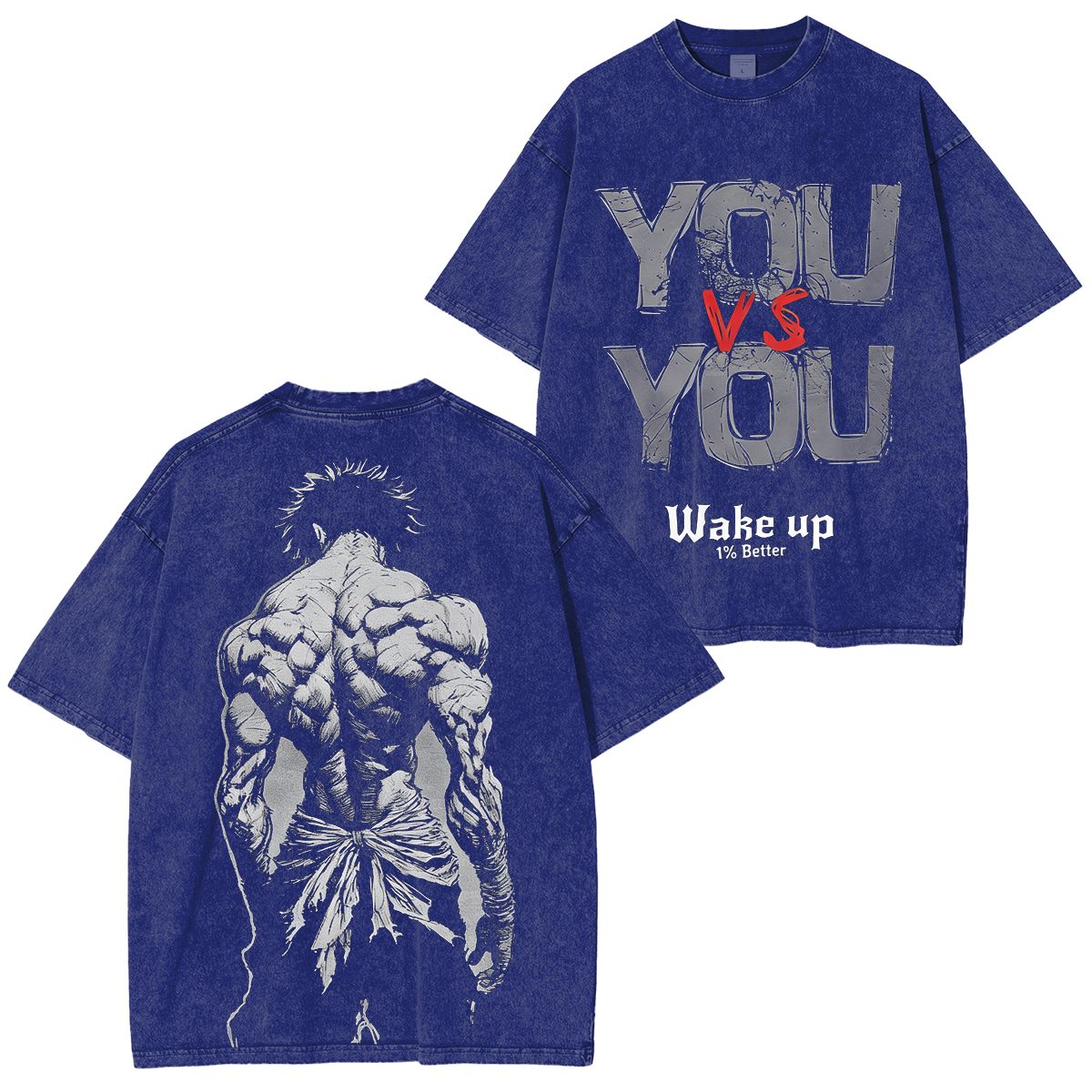 Baki Hanma Anime Washed T-shirt/Crewneck/Hoodie