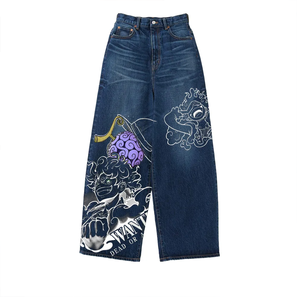 One Piece Washed Jeans