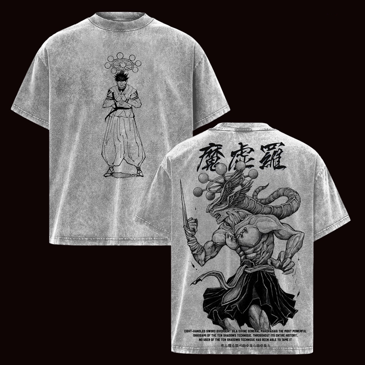 Jujutsu Kaisen Vintage Washed T-shirt/Crewneck/Hoodie