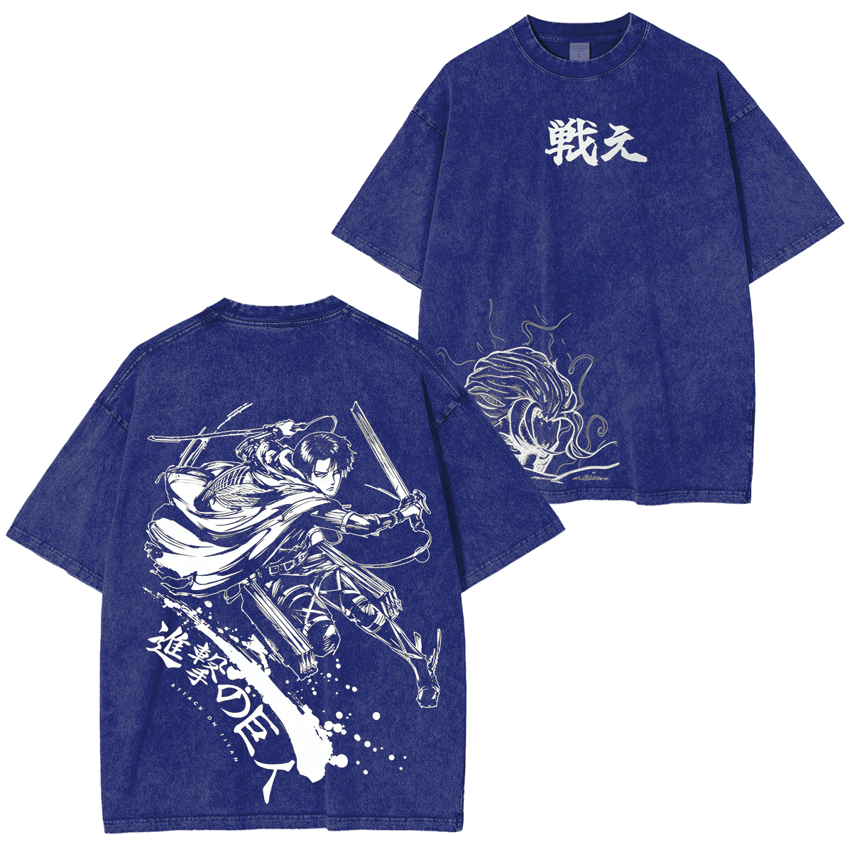 Attack on Titan Anime Washed T-shirt