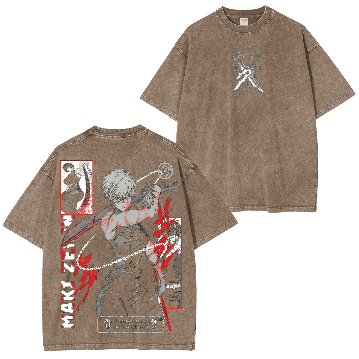 Maki Zenin Jujutsu Kaisen Washed T-shirt/Crewneck/Hoodie