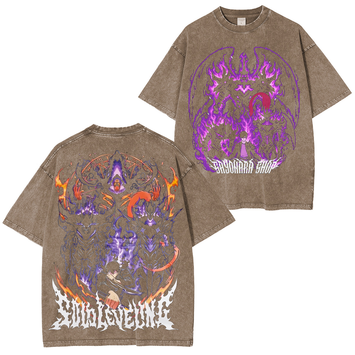 Solo Leveling Washed T-shirt/Crewneck/Hoodie