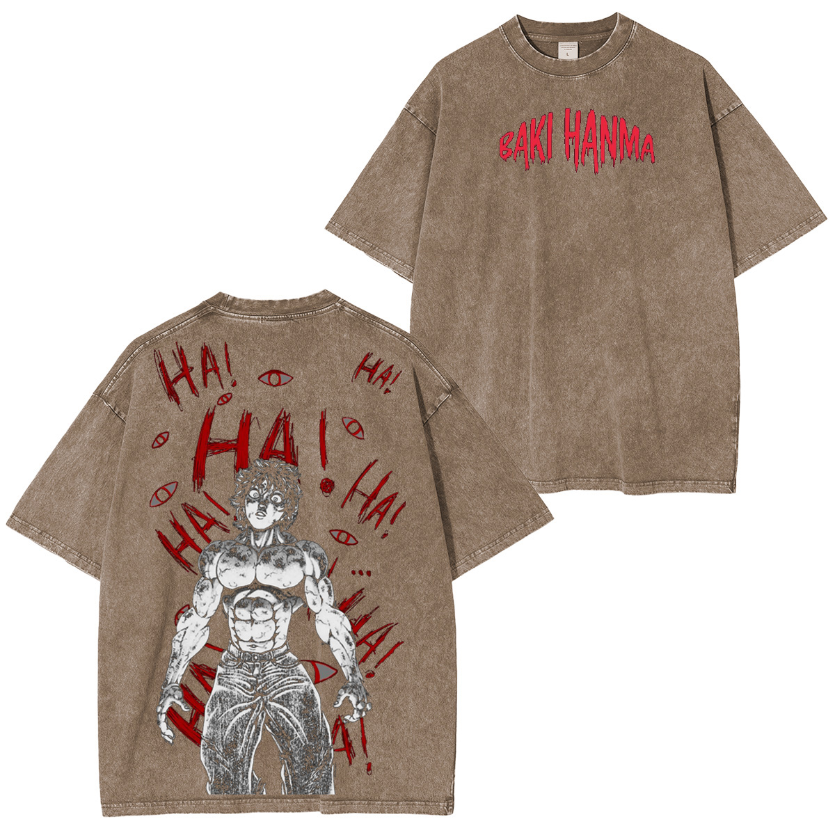 Baki Hama Washed T-shirt/Crewneck/Hoodie
