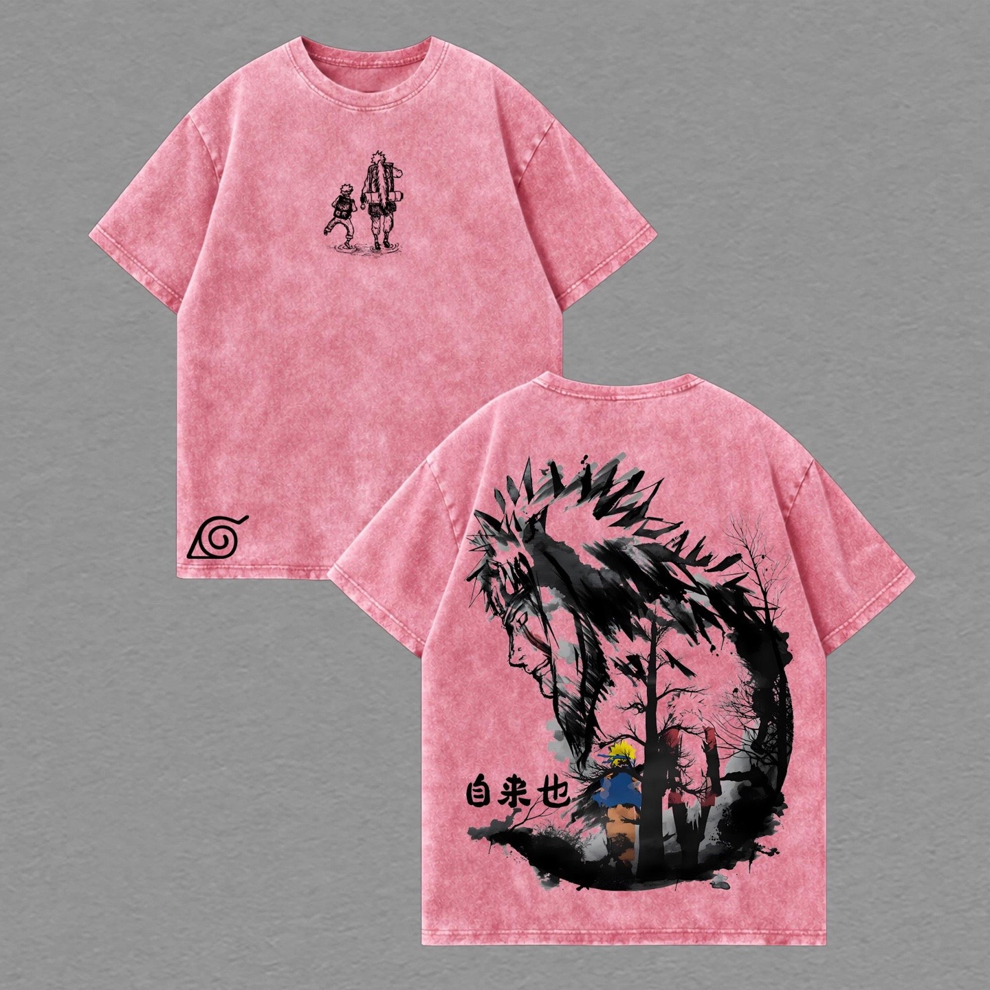 Jiraiya Naruto Anime Washed T-shirt/Crewneck/Hoodie